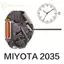 GE 2035 Phong Trào Miyota 2035 Đồng Hồ Phong Trào Thạch Anh Ba Tay Lịch Sửa Chữa Phần Lịch Bán Chạy Phụ Kiện Chất Lượng Cao VN