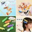 EDIWANY 5 Chiếc Mèo Chó Mini Thước, Sáng Tạo Di Động Hoạt Hình Động Vật Thước, Dễ Thương 5cm Văn Phòng Phẩm Mặt Dây Chuyền Thước Sinh Viên Phần Thưởng Quà Tặng
