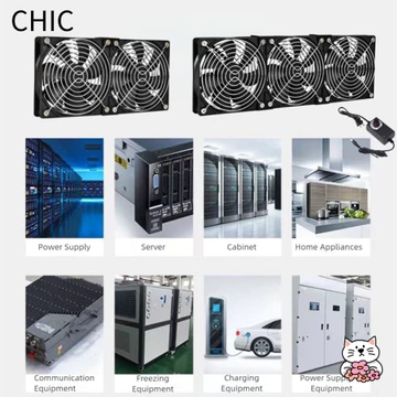Quạt thông gió làm mát CHIC, hiệu quả cao với bộ điều khiển tốc độ Quạt xả đa chức năng, Bộ định tuyến quạt làm mát lưu thông không khí chất lượng