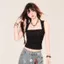 Áo Sát Nách Cúp Ngực Chấm Bi Viền Vai Nhỏ Nữ Tính A5166449 - - Hieuvy Botique