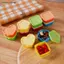 AA 5 Cái Mini Hoa / Trái Tim / Hình Vuông Hộp Cơm Trưa Nhựa Gia Vị Chai Sốt Cà Chua Salad Trang Điểm Gia Vị Hộp Đựng Thực Phẩm Di Động VN