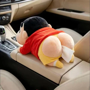 Spike Price Crayon Shin-Chan Hộp Giấy Treo Ô Tô Mông Hộp Khăn Giấy Phòng Ngủ Phòng Khách Ký Túc Xá Hộ Gia Đình Ngộ nghĩnh Búp Bê Trang Trí