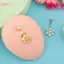 HFSHY Rose Zirconia Bụng Nút Nhẫn Inox Bên Trong Renfortable Rốn Xuyên Trang Sức Cho Du Lịch Mặc VN