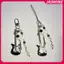 JASMINE Đàn Guitar Dễ Thương Micro Hạt Điện Thoại Di Động Dây Xích Quyến Rũ Ngọt Móc Khóa Bapa Âm Nhạc Note Mặt Dây Chuyền Túi Treo Trang Trí Cô Gái Quà Tặng JASMINE