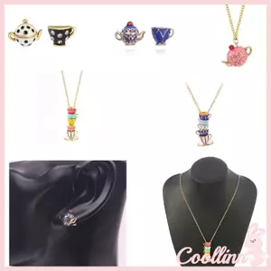 COO Thời Trang Men Teacup Vòng Cổ Handmade Áo Len Dây Xích Teacup Tai Men Teacup Trang Sức Cho Mọi dịp