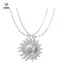 1 Cặp Mặt Dây Chuyền Mặt Trăng Mặt Trời Retro Nelace Cá Tính Cặp Đôi Choker Dây Chuyền Trang Sức Cho Quà Tặng Ngày Lễ Tình Nhân [Mina]