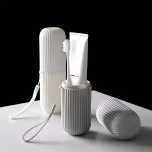 Cốc nước súc miệng du lịch Ziyulinyuk, Hộp đựng bàn chải đánh răng và kem đánh răng, Cốc đánh răng di động du lịch, Bộ vệ sinh du lịch VN