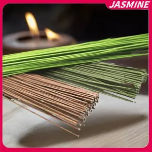 JASMINE 100 Dây Hoa Nhân Tạo 40cm, Thân Xanh, Phụ Kiện DIY, Trang Trí Tiệc Cưới, Nhà Cửa JASMINE