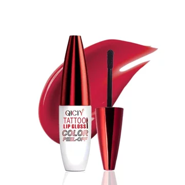 Charm Kiss Peel Off Lip Stain Lip Tint, Son bóng chống thấm nước lâu trôi, Peel Reveal Lip Stain, Peel Off Tattoo Lipstick, Son bóng cốc chống dính, Bộ môi màu xăm