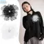 JVSUB Handmade Hoa Miếng Dán, Vải Vải Đầm DIY Trang Trí Hoa Ren Miếng Dán Thời Trang May Trên Táo Miếng Dán Thêu Nhiều Lớp Cho Phụ Kiện Quần Áo