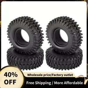 4 1.9 Inch Lốp Cao Su 1.9 Bánh Xe Lốp 108X40MM Cho 1 / 10 RC Bánh Xích TRX4 SCX10 90046 AXI03007