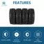 4 1.9 Inch Lốp Cao Su 1.9 Bánh Xe Lốp 108X40MM Cho 1 / 10 RC Bánh Xích TRX4 SCX10 90046 AXI03007