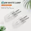 4 220V 35W G5, nguồn điện 3 pin bóng đèn halogen kép màu trắng ấm