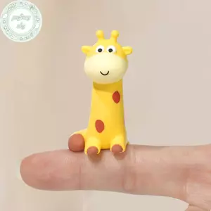 PUSKY Kawaii Cao Su Hươu Cao Su Trang Trí Rãnh Hoạt Hình Hươu Cao Cổ Tượng Dán Hươu Cao Cổ Modelputer VN