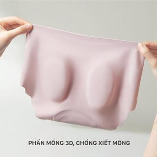 Quần Lót Su Nữ Băng Lạnh Không Đường May Đáy Tơ Tằm Kháng Khuẩn Unilove  Chống Lộ Viền Mùa Hè 3392