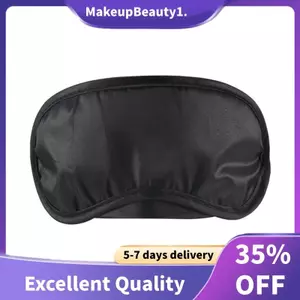 Mặt nạ ngủ Mặt nạ mắt Bịt mắt Du lịch Nylon đen 18,5x9cm Thời trang