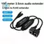 Bộ mở rộng âm thanh 100M 3,5mm Âm thanh 3,5 mm sang RJ45 Bộ mở rộng cáp mạng 100m Bộ phát tín hiệu mở rộng