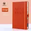 Sổ tay lập kế hoạch A5 Size 2026 có vỏ da giả Notepad hàng ngày Lịch hàng tuần