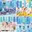 Đèn lồng sứa Đèn lồng giấy Trang trí sứa treo đồ trang trí sứa màu xanh