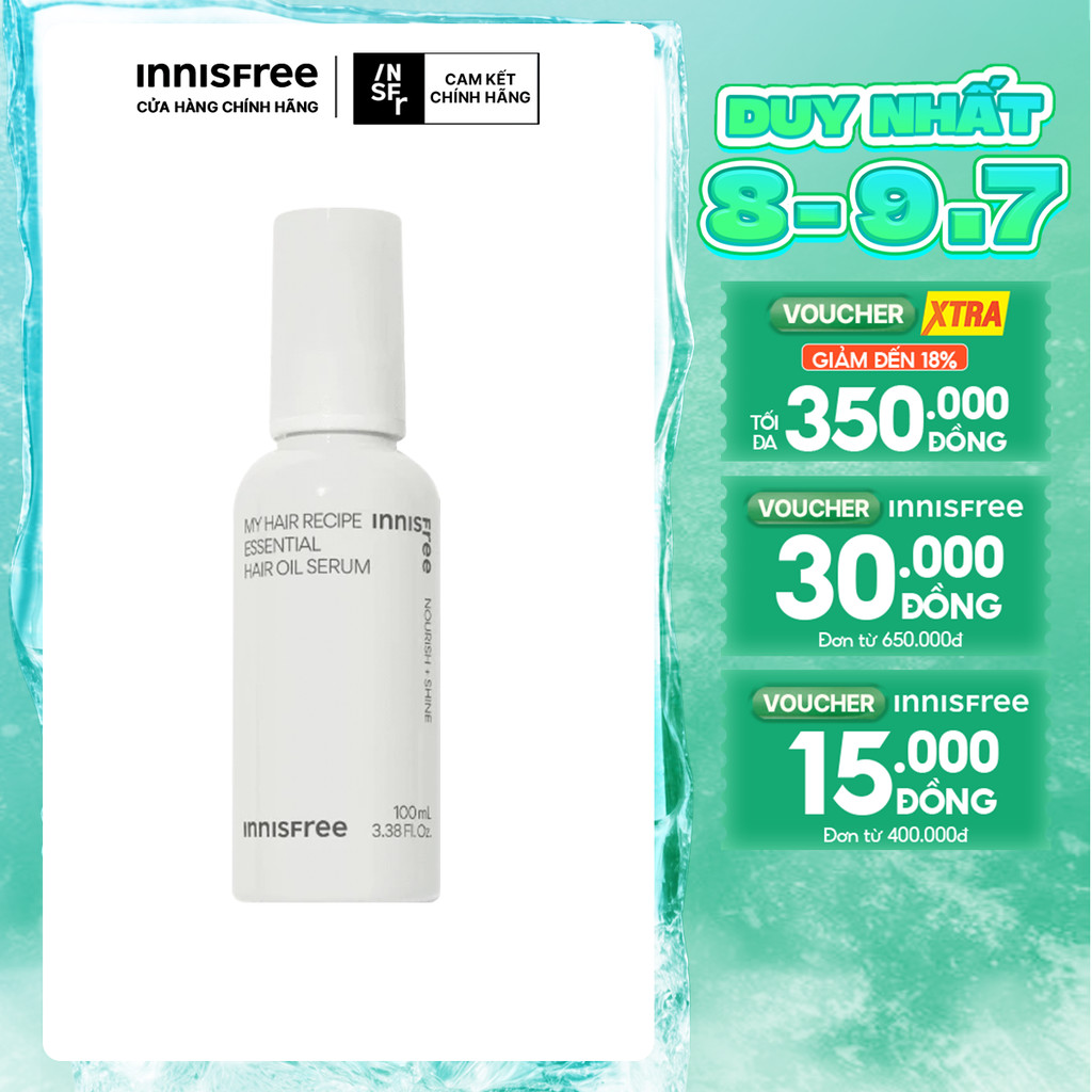 Dầu dưỡng tóc innisfree My Hair Recipe Essential Oil Serum 100 mL