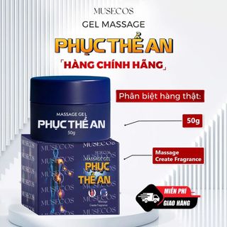 Gel Massage Thảo Dược Phục Thể An  Musecos (50g) - Hỗ trợ tê bì chân tay, nhức mỏi, đau cơ, xương khớp