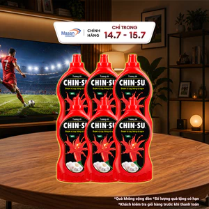 Combo 6 Tương Ớt CHIN-SU 1KG (Bao bì có thể thay đổi theo đợt nhập hàng)