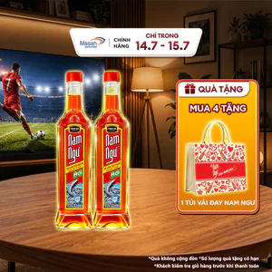 Combo 2 Nước mắm cá cơm Nam Ngư phiên bản thủy tinh mới 500ml