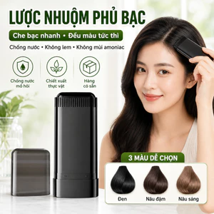 🔥Chống nước chống mồ hôi cây nhuộm tóc bạc | Bút nhuộm tóc bạc tự nhiên không lem không phai | Lược nhuộm tóc tiện dụng