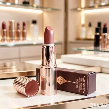 (KEQI) Son thỏi mờ hiện đại 3.5g tông màu trà sữa đậu đỏ và hồng hoa hồng, giữ ẩm dưỡng môi, làm trắng da tăng sắc khí phù hợp trang điểm tự nhiên, lên màu bền lâu, son môi phong cách độc đáo cao cấp