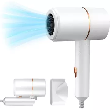 Máy Sấy Tóc Du Lịch, Máy Sấy Tóc Có Thể Gập Lại, Máy Sấy Tóc Ionic Sấy Nhanh, Máy Sấy Thổi Có Nút Nóng / Lạnh, Máy Sấy Tóc Du Lịch Di Động, Máy Sấy Tóc Nhẹ Cho Nữ, Nam, Gia Đình, Sa