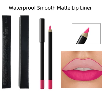 20 Màu Đen Bút Chì Môi Bút Chì LipLiner Matte Chống Thấm Nước Dễ Tô Màu Son Môi Bút Chì Môi Môi Bút Chì Lâu Dài Chống Thấm Nước