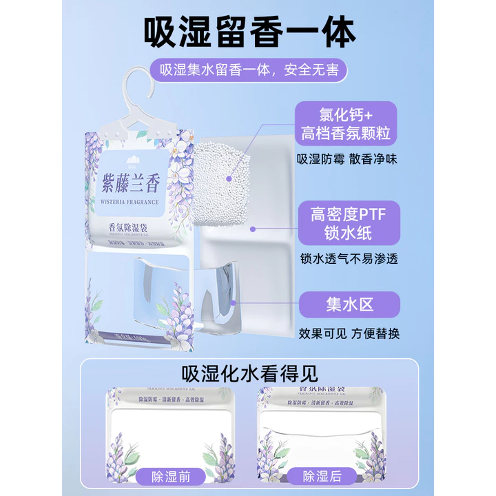 Túi hút ẩm Shanshan Túi hút ẩm Chống ẩm Túi chống nấm mốc Túi chống ẩm Ký túc xá Sinh viên Giảm ẩm