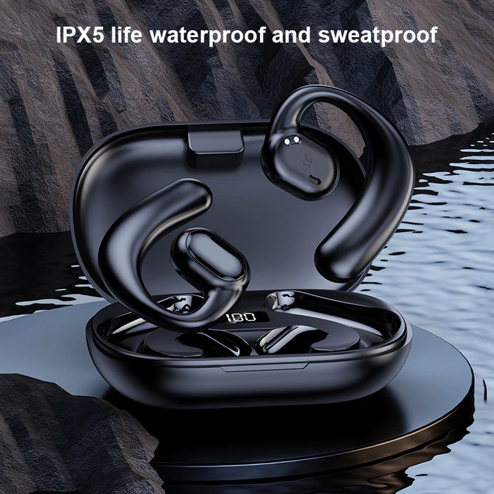 SVFIREK BL35TWS Tai nghe Bluetooth dẫn truyền xương Tai nghe không dây Bluetooth 5.3 Tai nghe đeo tai Tai nghe thể thao Tai nghe không nhét tai mở Tai – 6