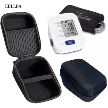 Hộp đựng máy đo huyết áp EBLLPA, Túi bảo vệ máy đo huyết áp vỏ cứng di động, Thiết kế lưới có tay cầm Hộp cứng dung tích lớn cho máy đo huyết áp