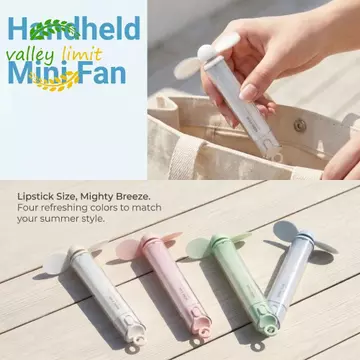 valley limit Quạt làm mát VALLEY LIMIT, Quạt cầm tay mini có thể sạc lại cầm tay, Quạt điện tử mini cầm tay nhẹ bền đơn giản Cắm trại