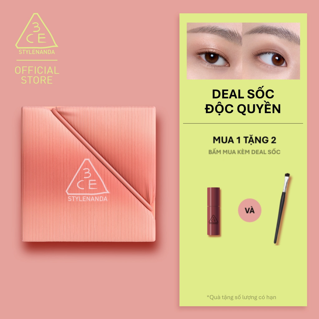 Bảng mắt phấn bơ 3CE Multi Eye Color Palette The Textile 8g