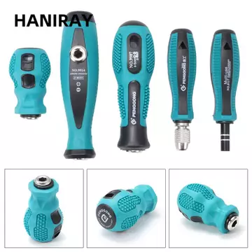 HANIRAY 1 Tay Cầm Tua Vít, Bộ Chuyển Đổi Thanh Magnetlc Cho Vít Vít Vít Vít Vít Giá Đỡ Bit, 6.35mm 4mm Hex 5mm Vòng Đa Năng Ổ Cắm Công Cụ Cờ Lê