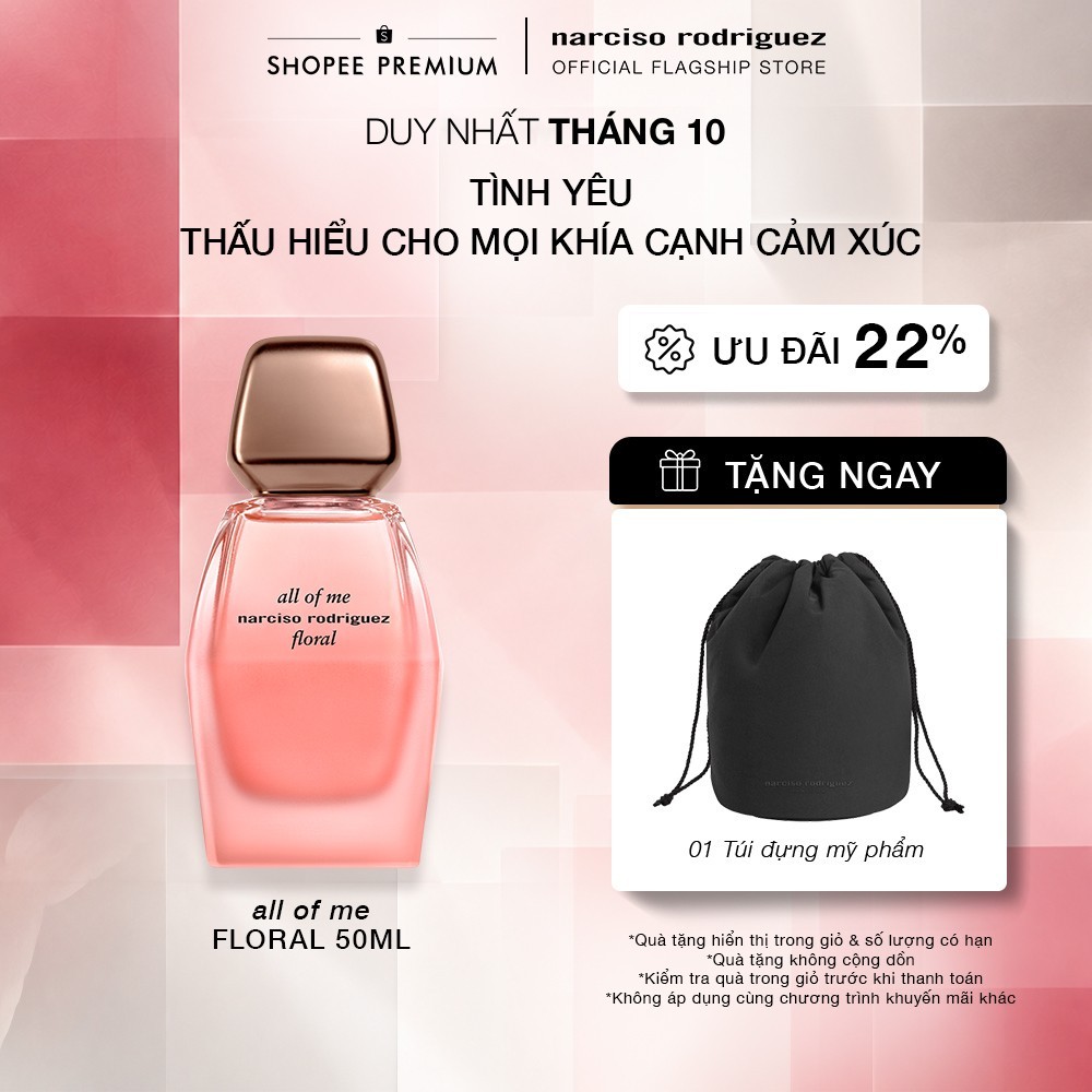 Nước hoa nữ Narciso Rodriguez All Of Me Floral Eau De Parfum 50ml