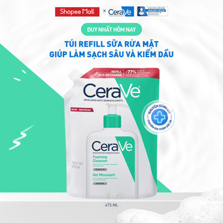 CeraVe Cleansing Oil-control Facial Cleanser Refill Foaming – 473 ml