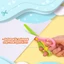 Kéo tập mầm non LAKAM, Đầu cùn Comfort Grip Kéo an toàn cho trẻ em, Thiết kế chống ghim bằng nhựa an toàn Kéo chống kẹp Phát triển phối hợp mắt tay