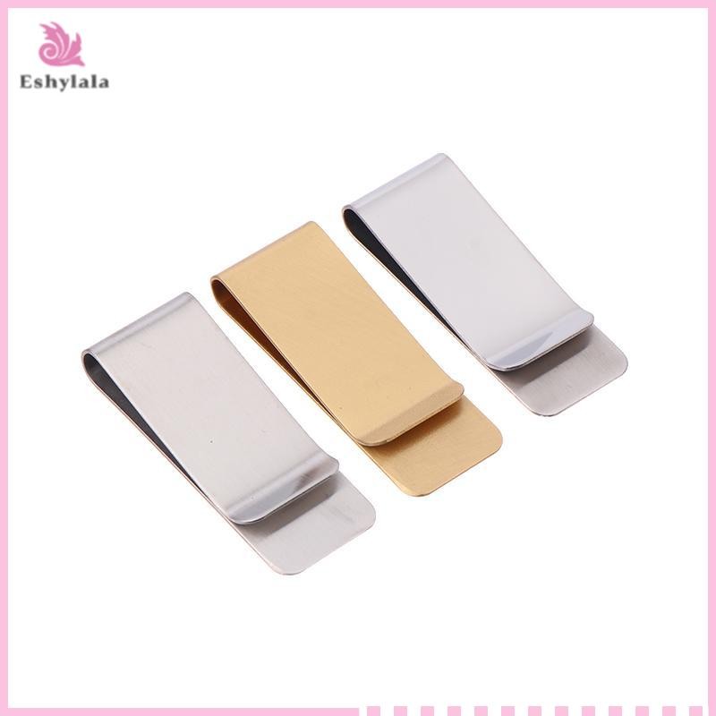 5 Chiếc Đơn Giản Mỏng Kim Loại Kẹp Tiền Di Động Đa Năng Kinh Doanh Kẹp Thẻ Nam Ví Đựng Thẻ Kinh Doanh Ví Kẹp Tiền Mặt [MỚI]
