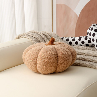 ▲ decor ▲ gối sofa gối tựa trang trí cảm ơn Bắc Âu Ins Phong Cách Ngày Lễ Sáng Tạo Sang Trọng Gối Lông Bí Ngô Tròn Dễ Thương Sofa Hình Đặc Biệt Phòng Khách Đệm
