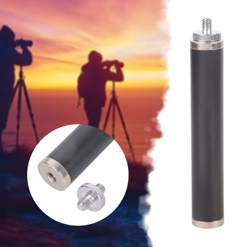 Yoo Tripod Nối Dài Chân Máy Sắt Thanh Ống Mở Rộng Với 1 4 Inch Thay Thế Ren