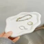 Khay đựng đồ trang sức TOPTOOLCX, Đĩa lưu trữ Mini hình đám mây, Đồng hồ đựng đồ trang sức bằng nhựa sáng tạo / Lưu trữ chìa khóa