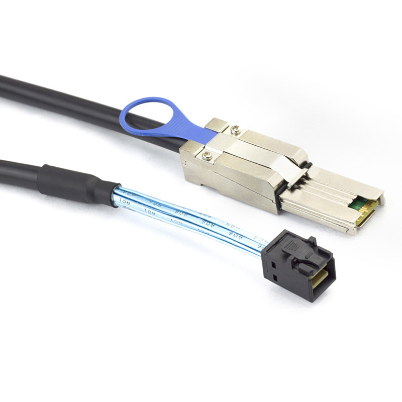 JMT Mini SAS HD 26P SFF-8088 Sang SAS HD SFF-8643 Cáp dữ liệu bên trong & bên ngoài