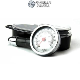 Máy đo áp suất lốp FANIELLAPOWELL, Máy đo áp suất mặt số Mini có độ chính xác cao, Dụng cụ đo áp suất không khí bằng kim loại