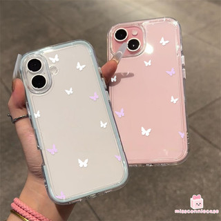 Ốp Lưng Cho Iphone 11 13 17 16 14 15 12 Pro Max Air XR XS X Max 16 15 14 Plus Đơn Giản Dreamy Butterfly Sang Trọng 2 Trong 1 Ốp Lưng