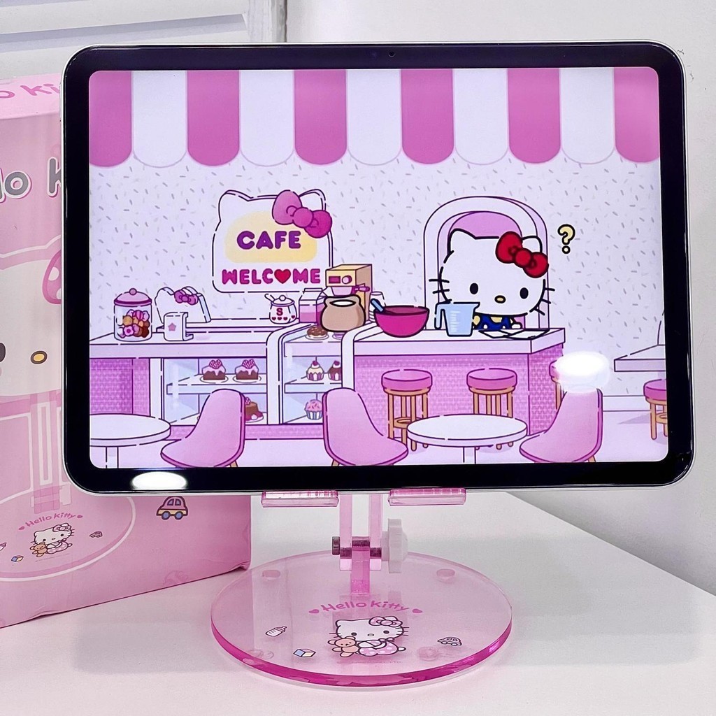 Giá Đỡ Điện Thoại Để Bàn Mèo Hello Kitty Dễ Thương Điều Chỉnh Được Độ Cao Decor Bàn Làm Việc
