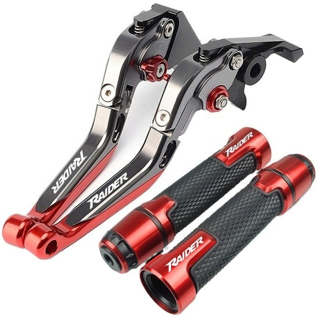 Dành Cho Xe Suzuki Raider R150 / R150 Fi Sửa Đổi Hợp Kim Nhôm CNC 6 Tầng Có Thể Điều Chỉnh Có Thể Gập Lại Phanh Ly Hợp Đòn Bẩy Với Tay Cầm Tay Cầm Bộ Keo Phụ Kiện Xe Máy