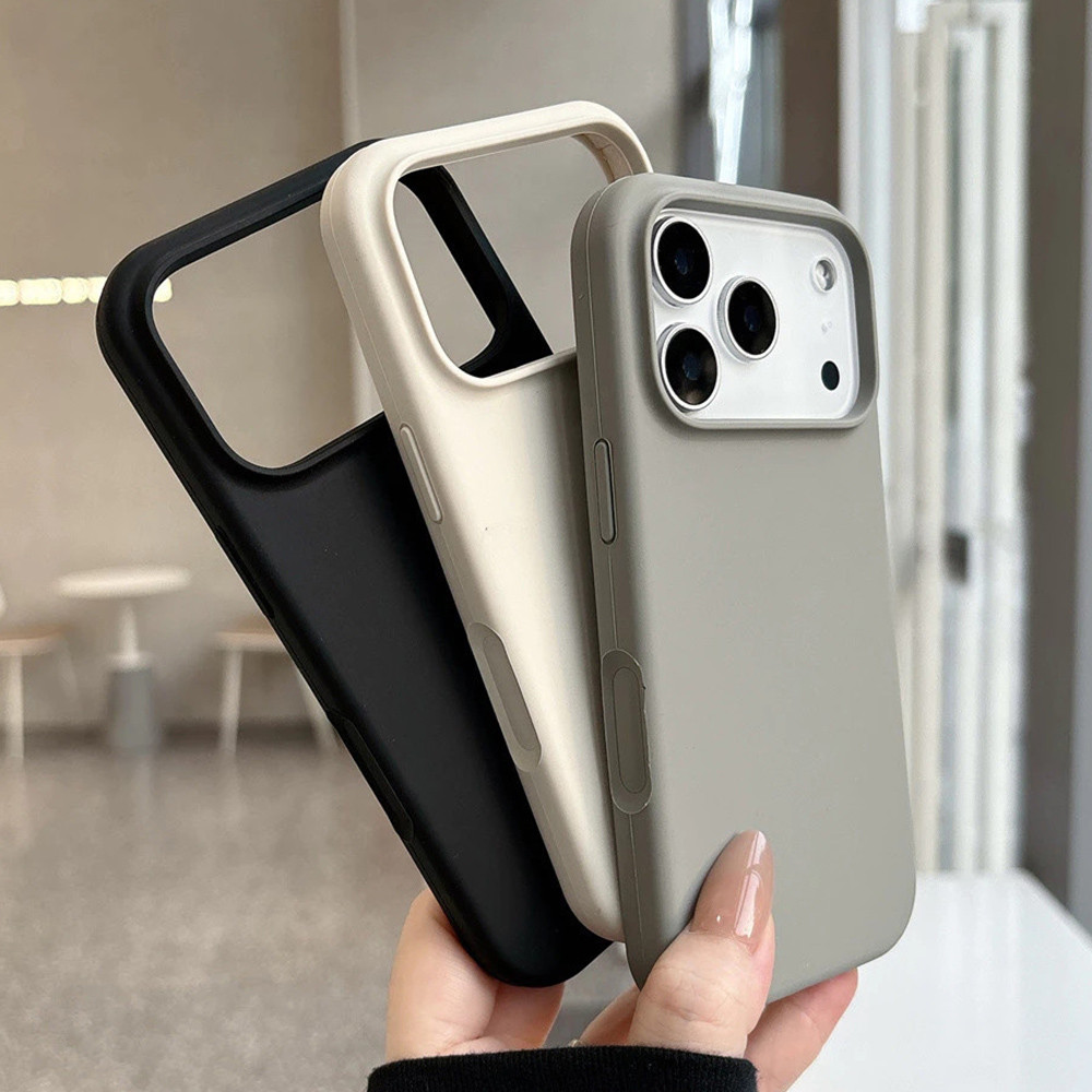 Ốp Điện Thoại Silicon Lỏng Từ Tính Cho iPhone 17 Pro Max 17 Air 16 Plus 15 14 13 Vỏ Bảo Vệ Chống Sốc